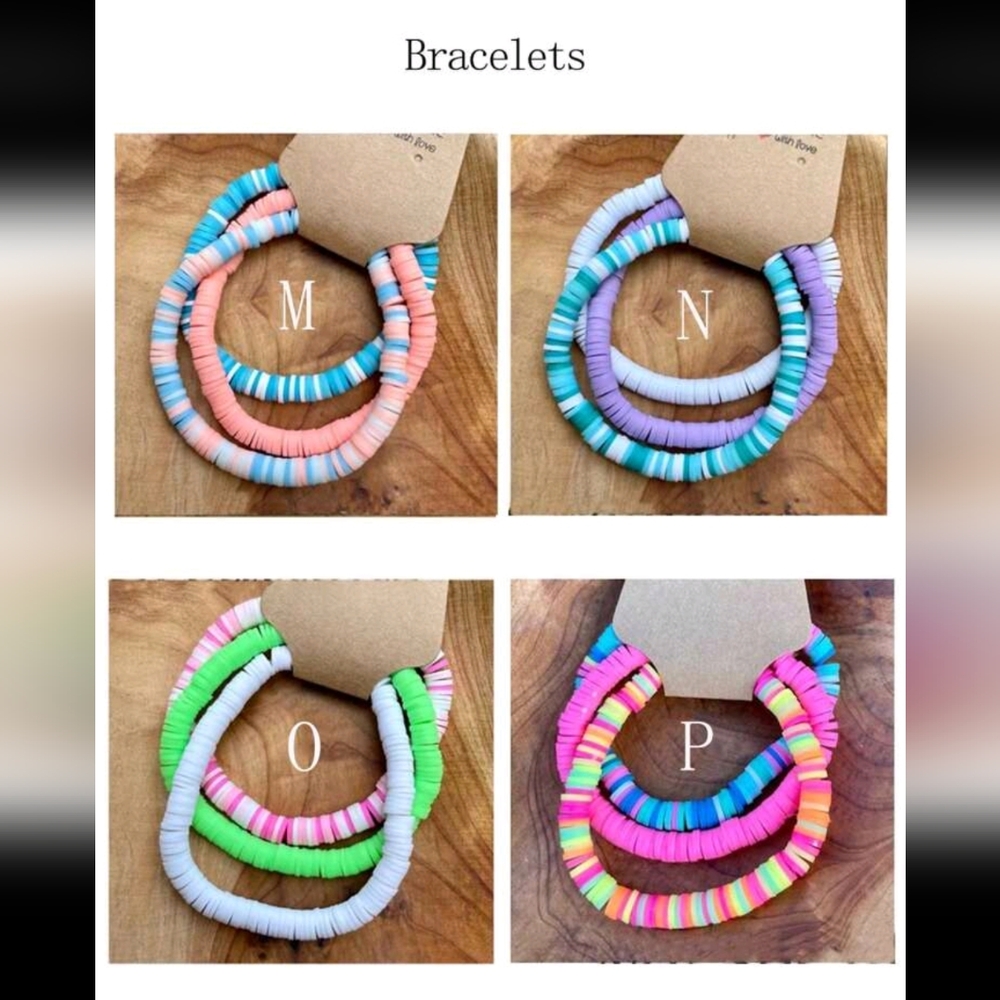 Kayla's Favorite - 3pc Clay Bracelets - Picture 5 of 7